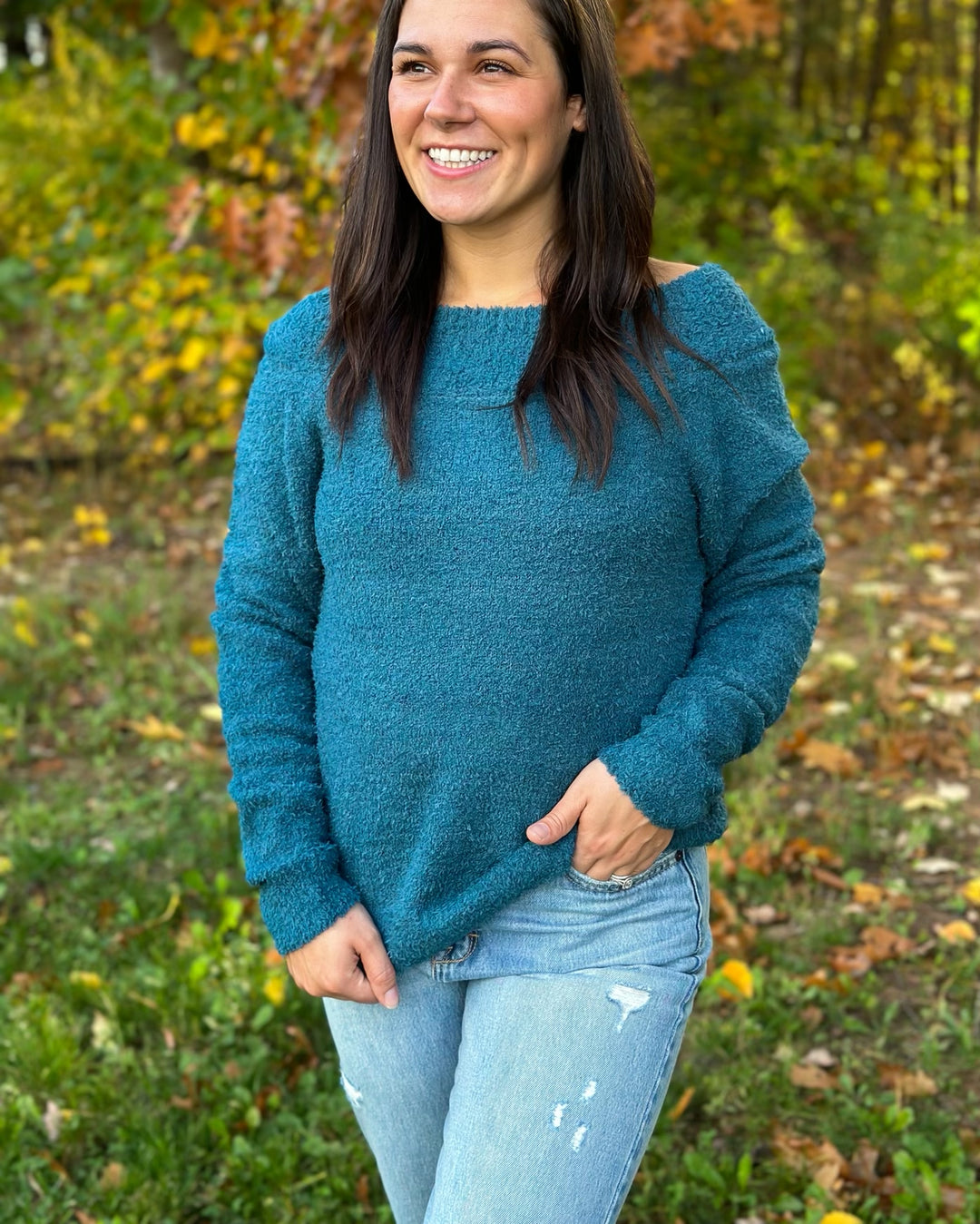 Teal Sweater