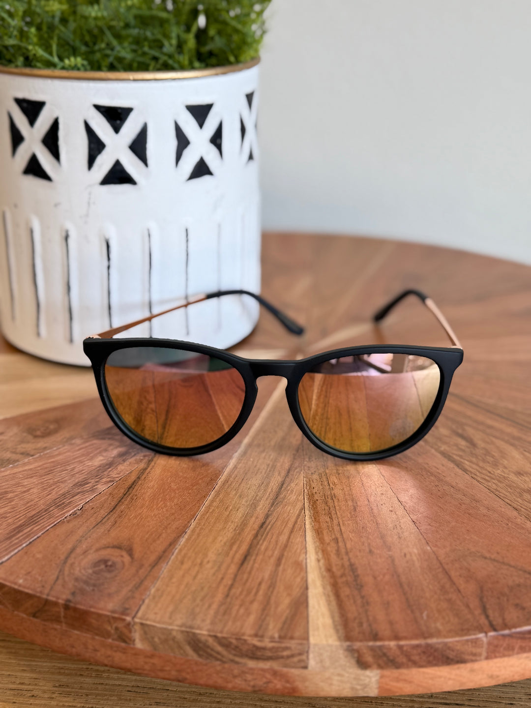 Drew Black Polarized Sunglasses