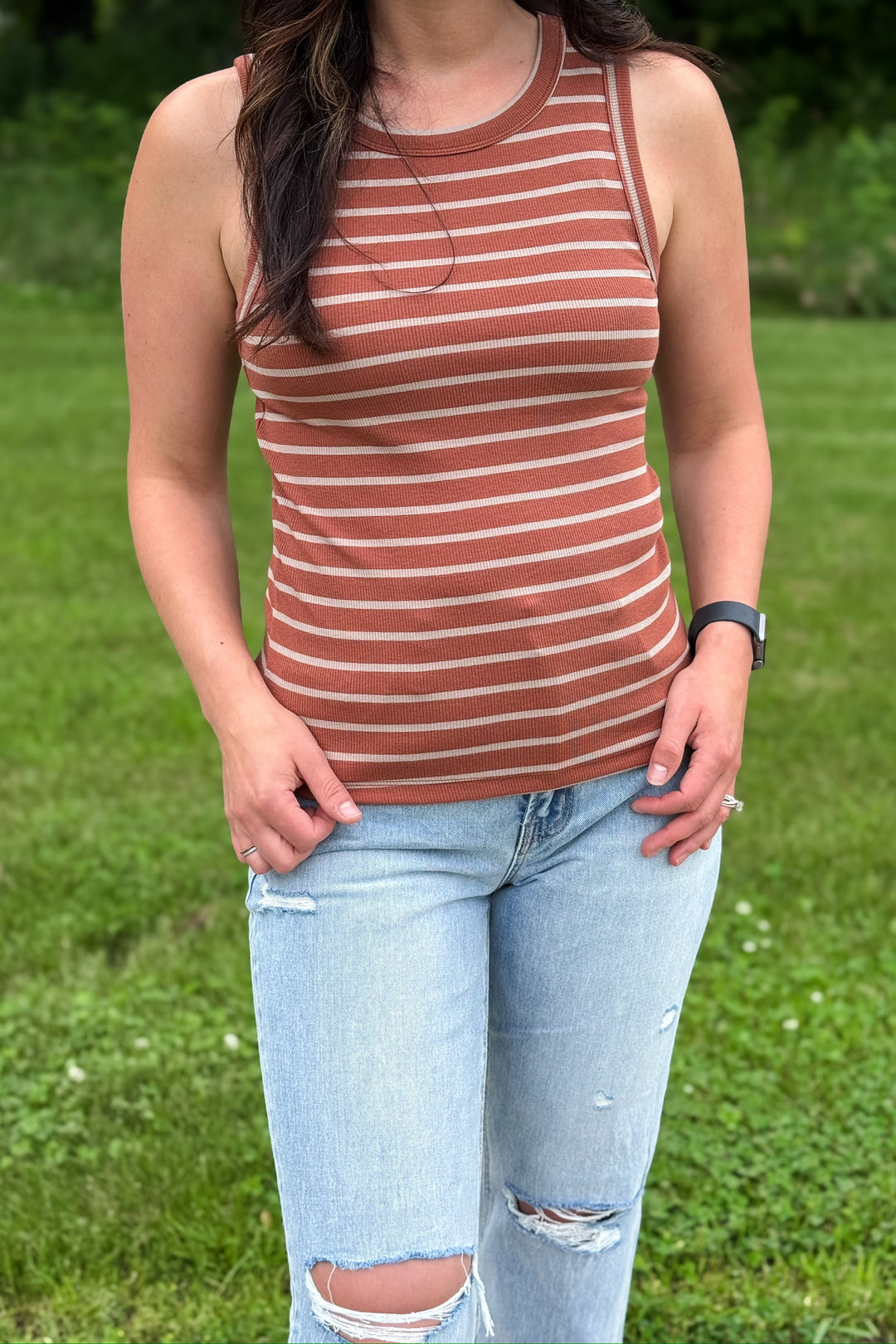 Edlin Tank- Brown