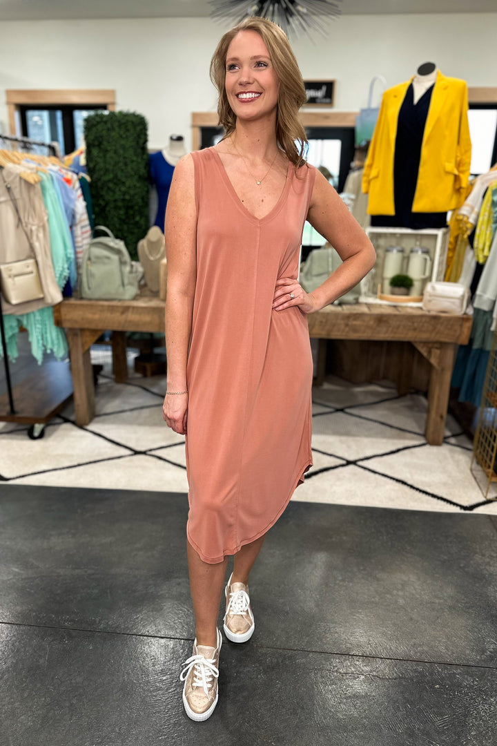 Rose Sleeveless Dress