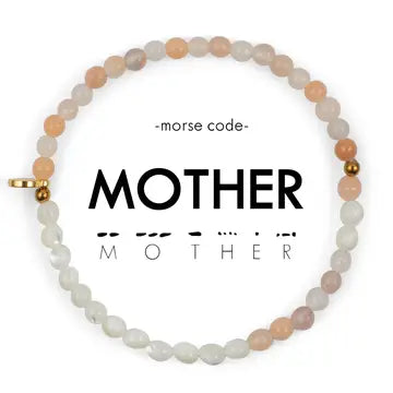 Morse Code Bracelet- Mother