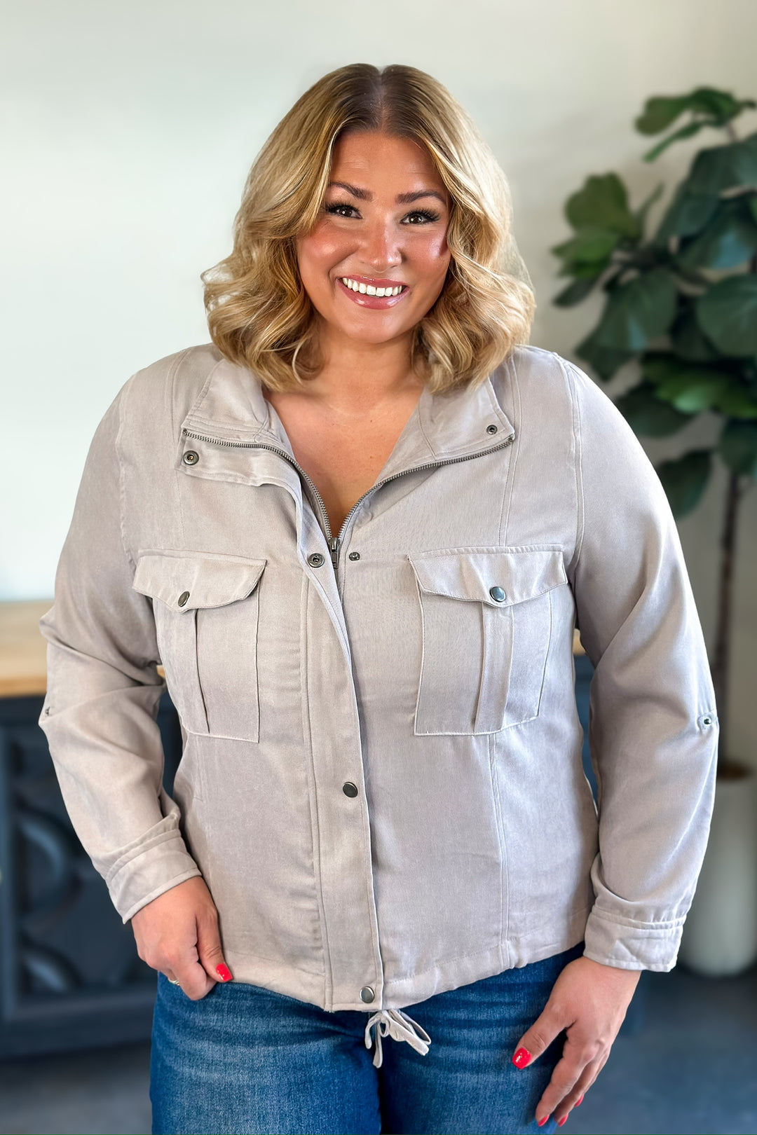 Grey Utility Jacket
