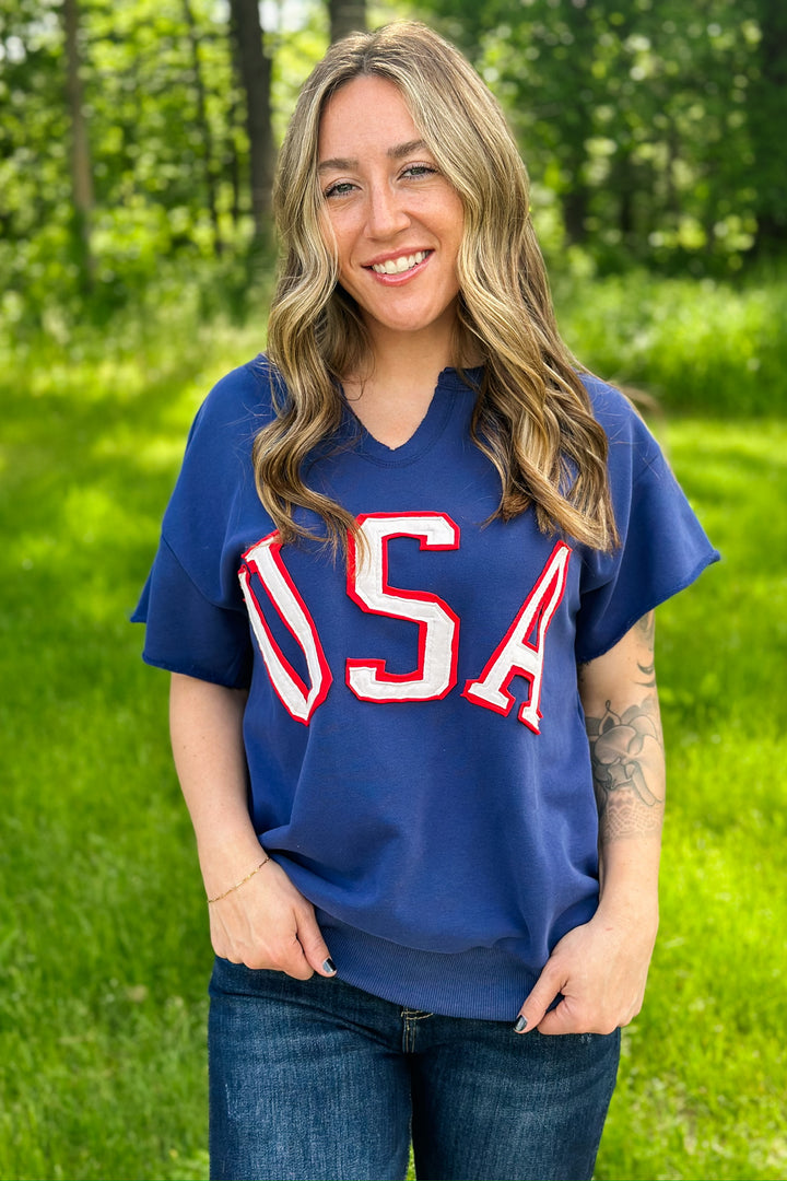 USA V-Neck
