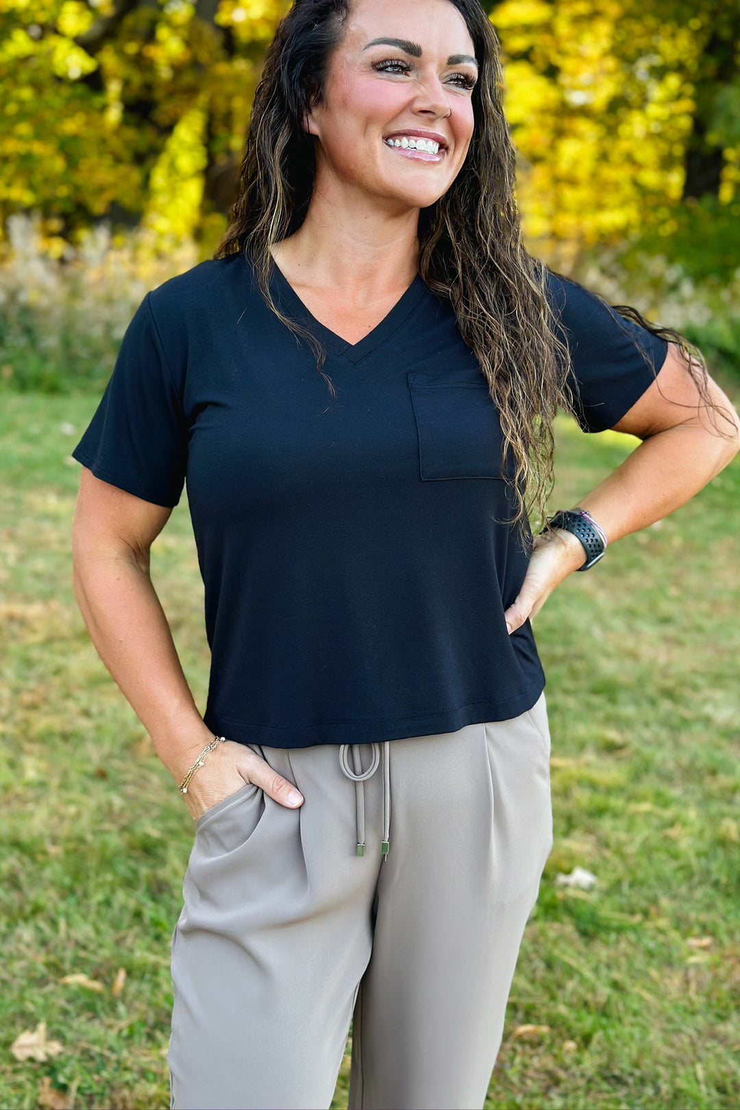 Malaika Tee- Black