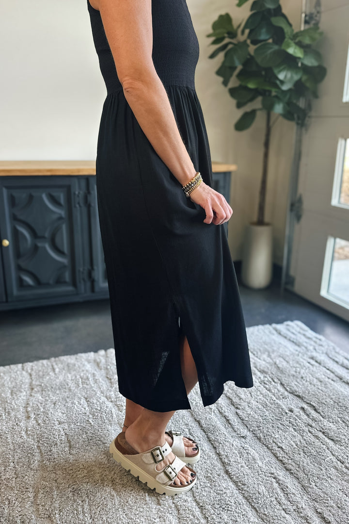 Black Textured Dress