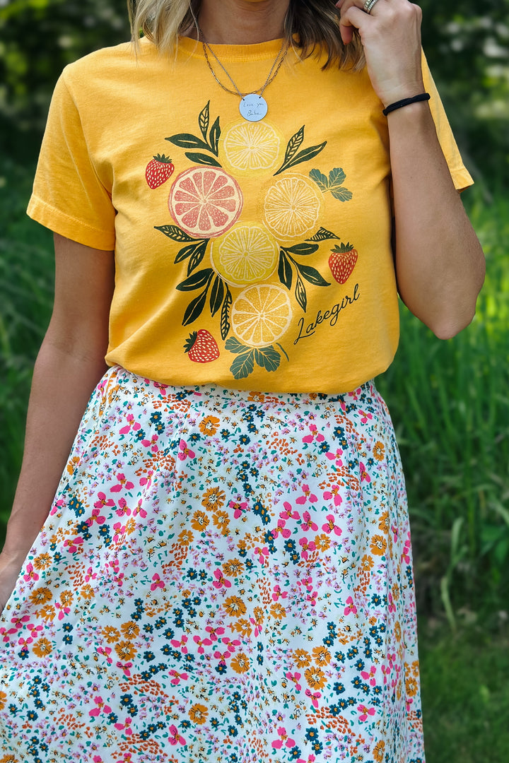 Lake Girl Citrus Tee