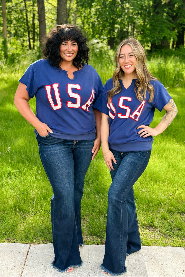 USA V-Neck
