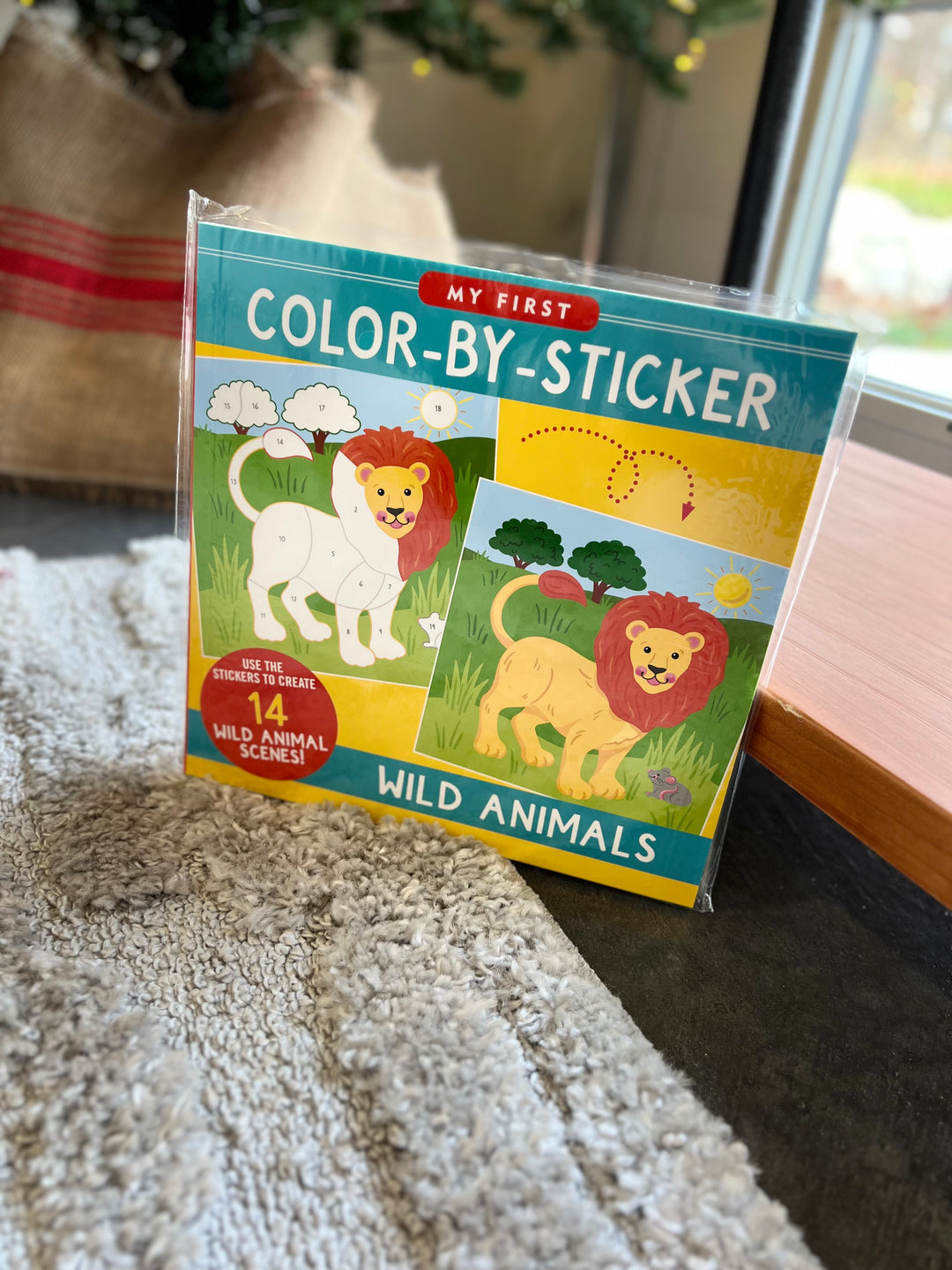 Color-by-Sticker Wild Animals