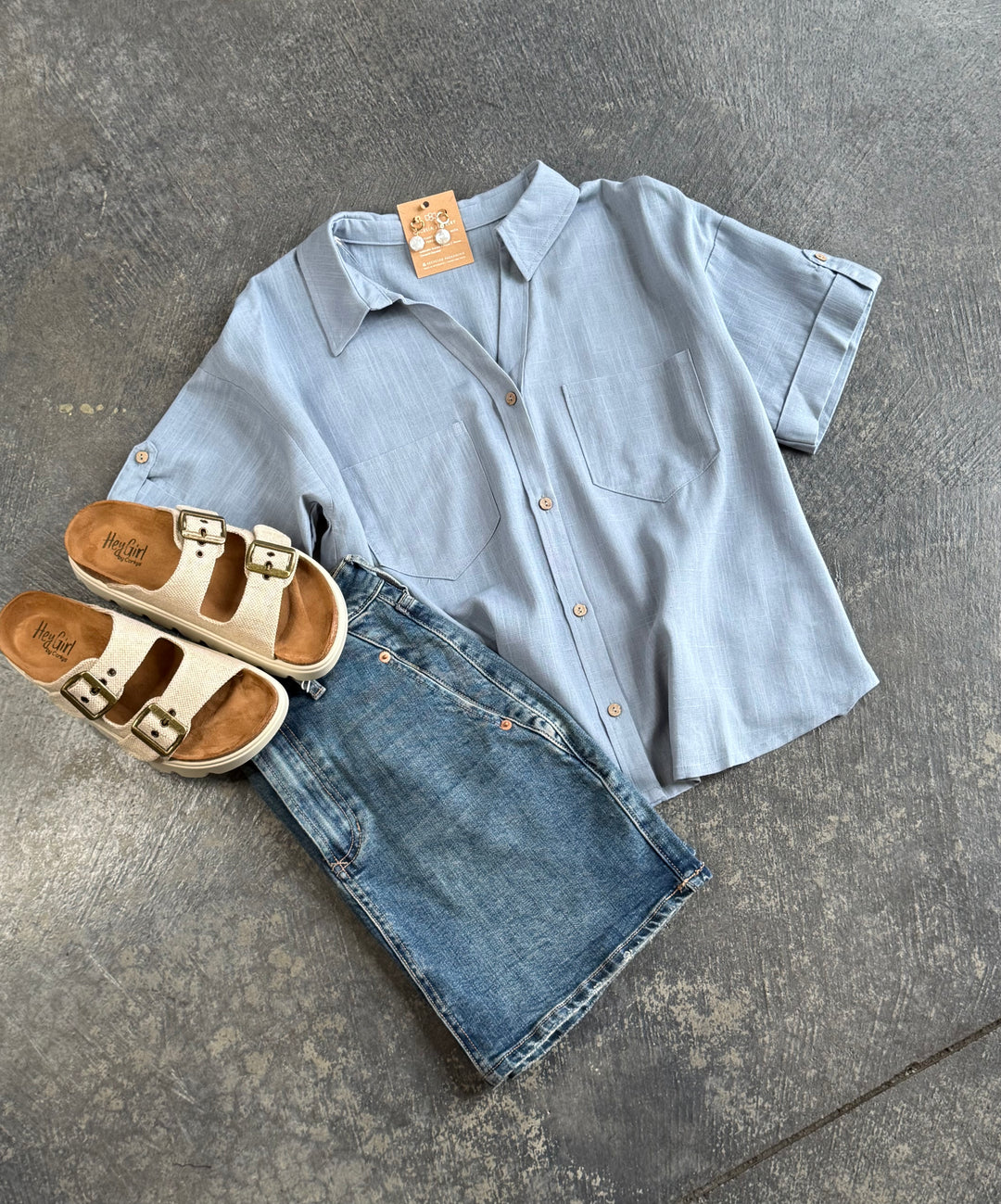 Chambray Button Down
