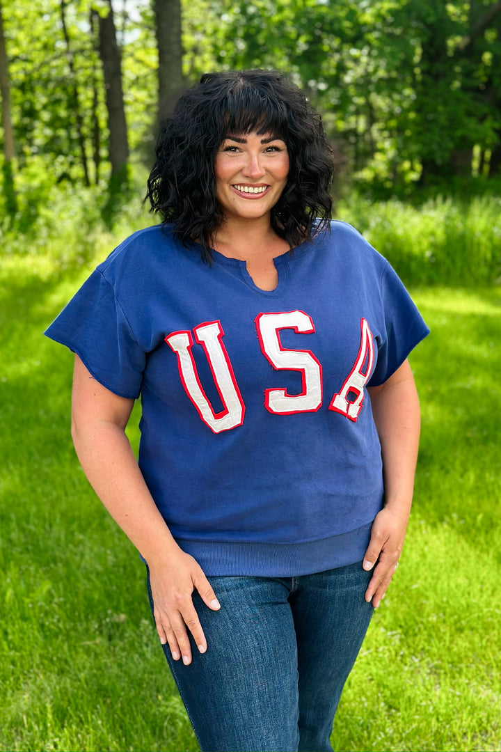 USA V-Neck