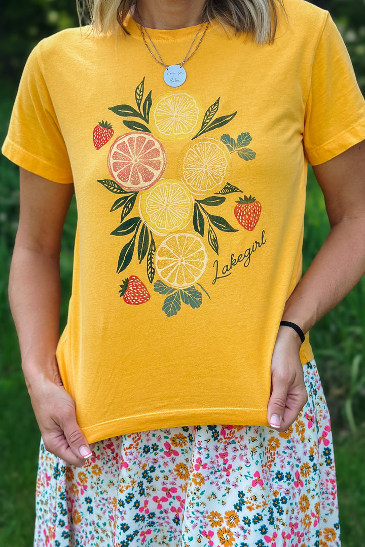 Lake Girl Citrus Tee