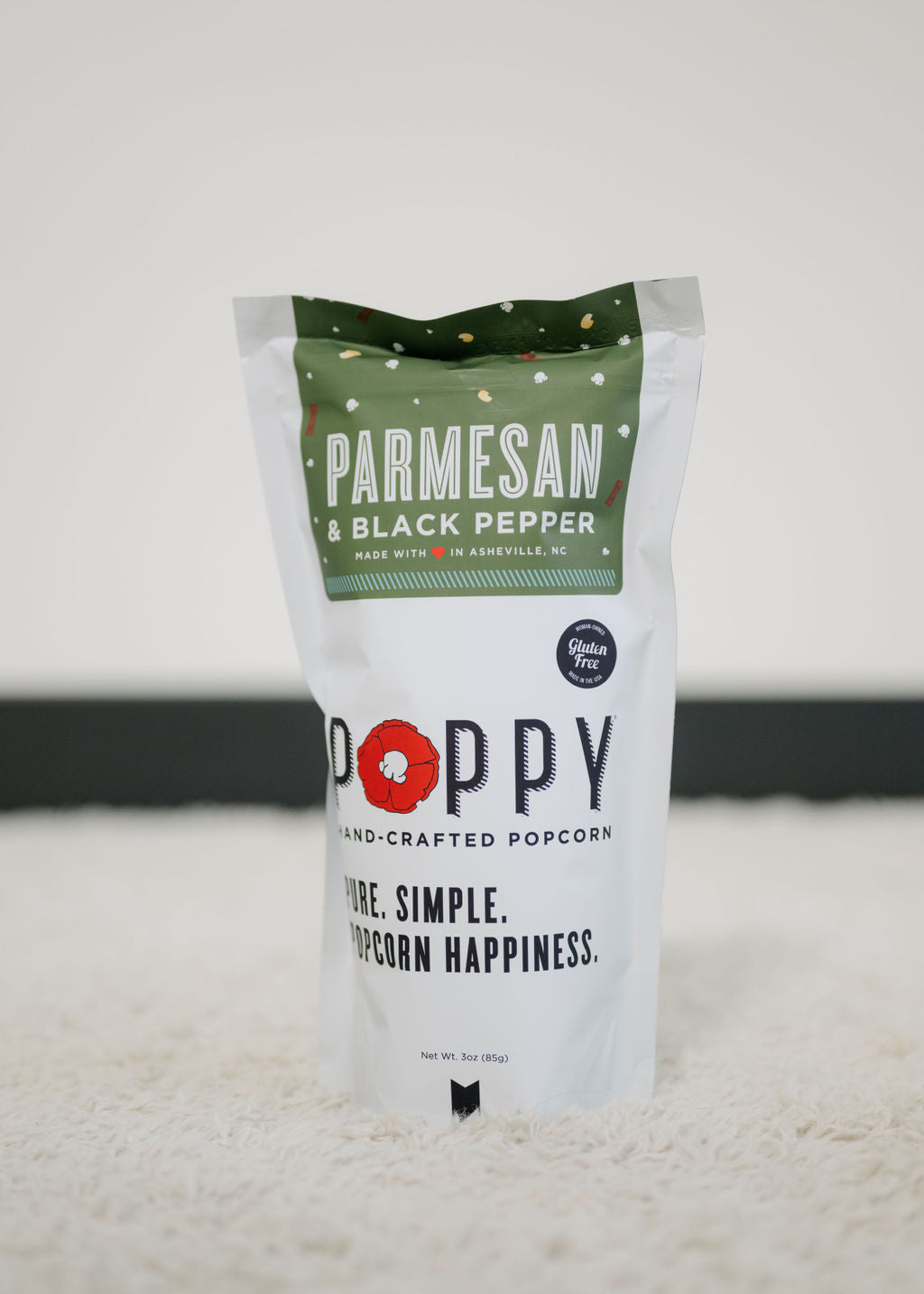 Poppy Popcorn- Parm & Black Pepper