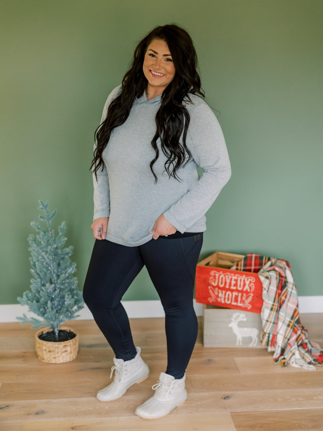 Tapered Band Essential High Waist Leggings