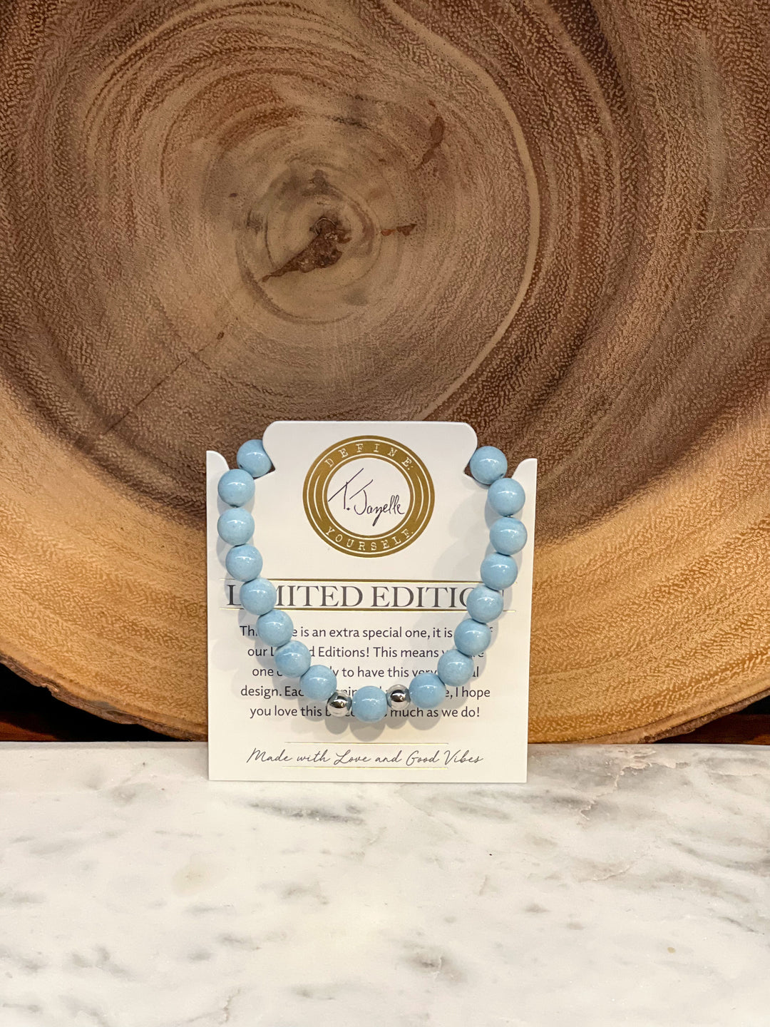 Blue Aquamarine Gemstone Bracelet