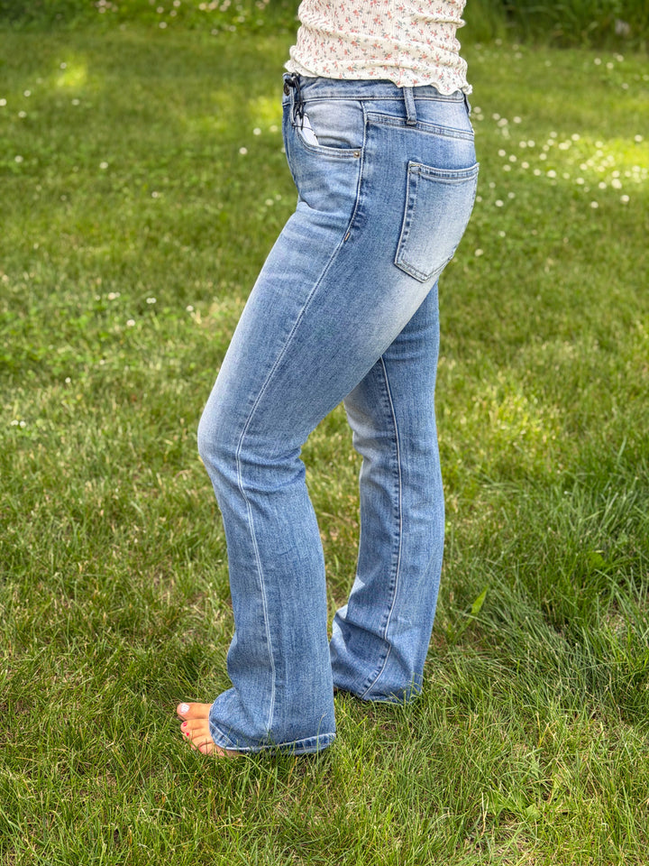 Mica Mid Rise Bootcut Jean