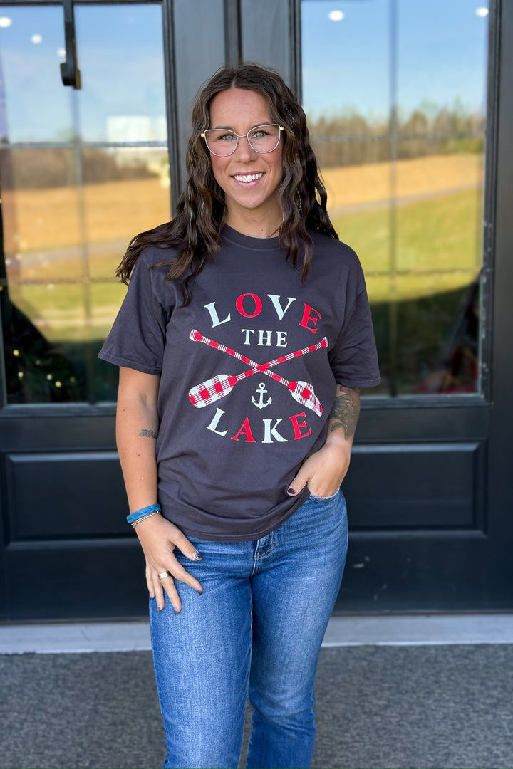 Love The Lake Buffalo Plaid