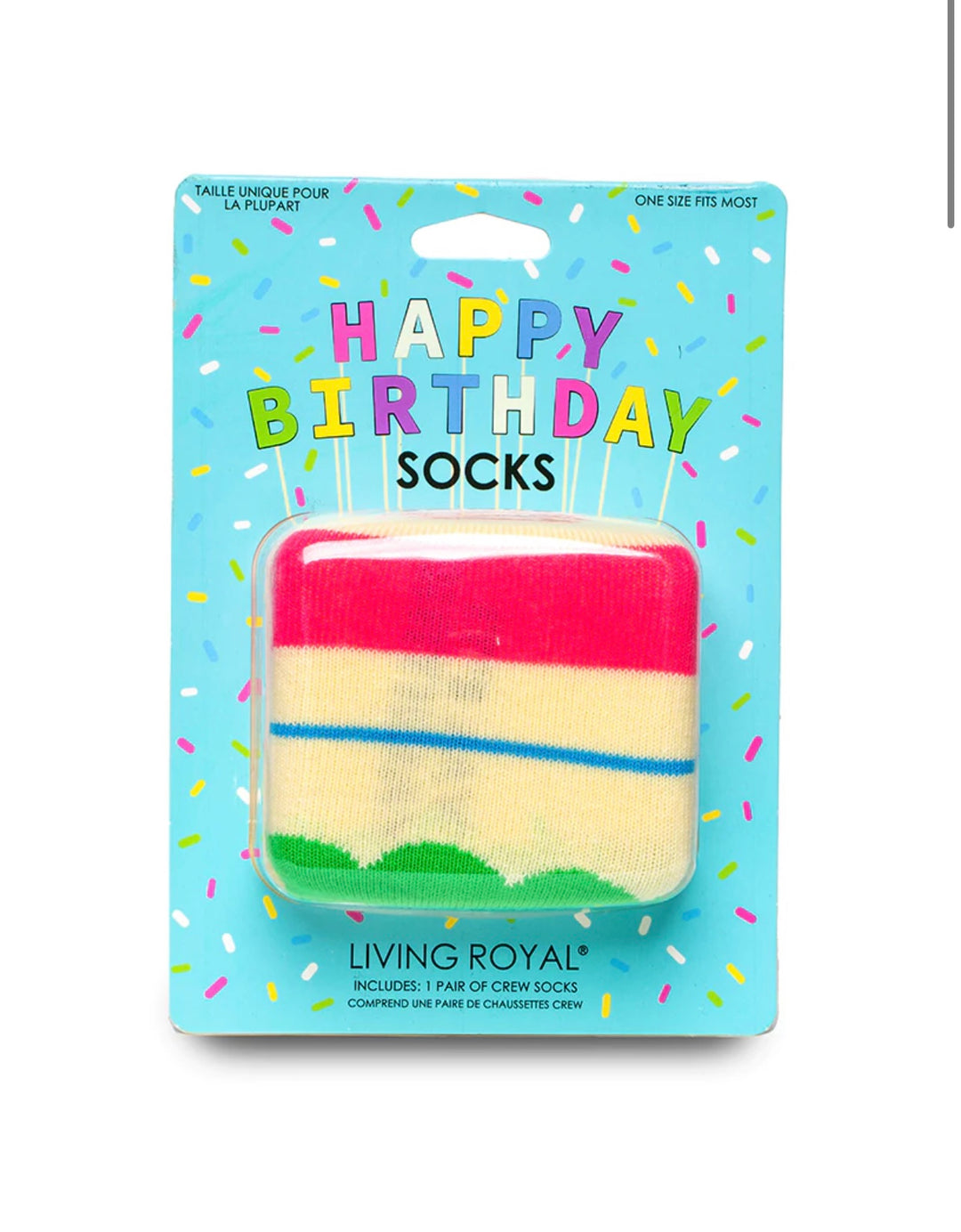 Birthday 3D Crew Socks