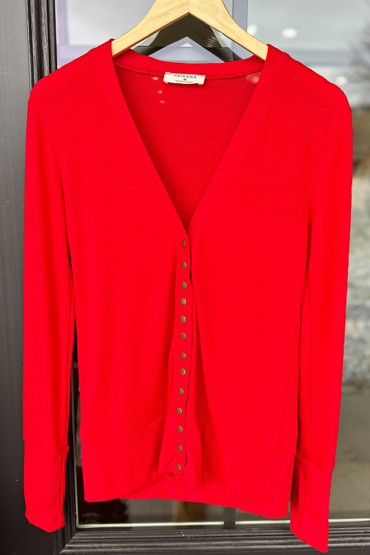 Snap Button Cardigan