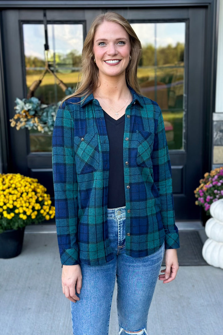 Lewis- Pine Navy Plaid