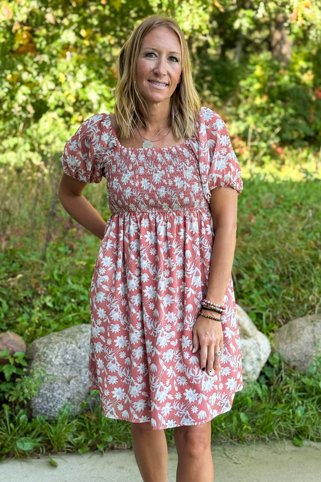 Silvered Ember Dress