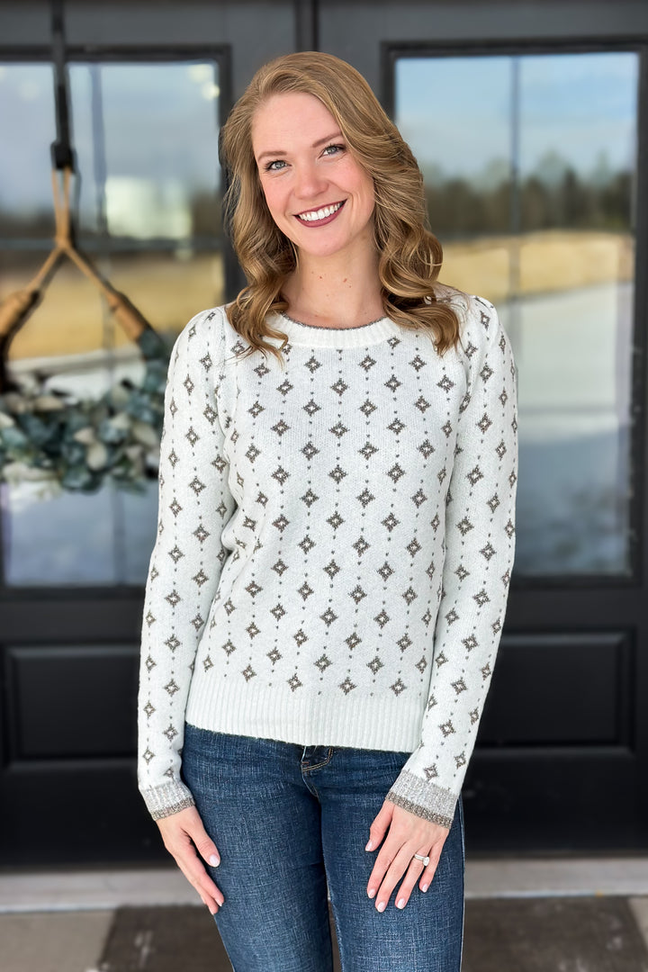 Ivory Detailed Sweater