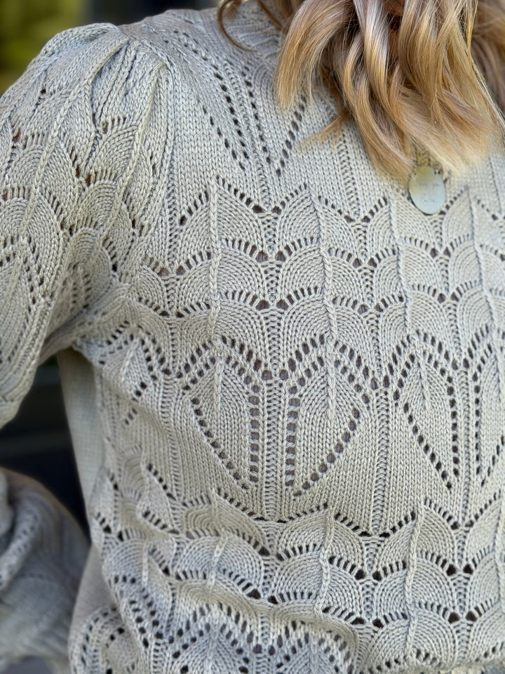 Pointelle Sweater