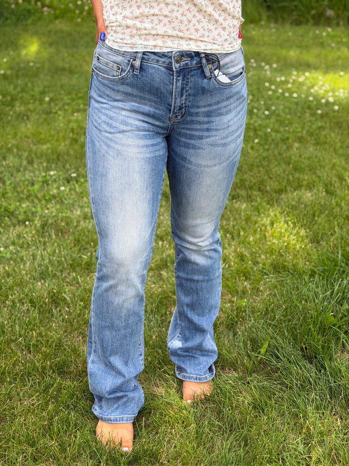 Mica Mid Rise Bootcut Jean