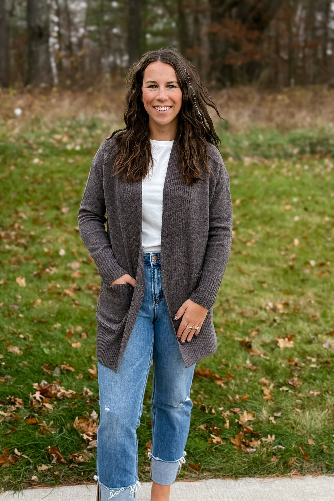 Holiday Open Cardigan