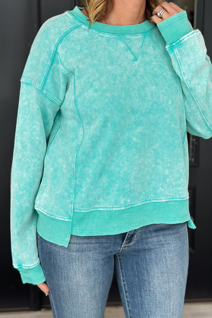 Emerald Washed Sweatshirt