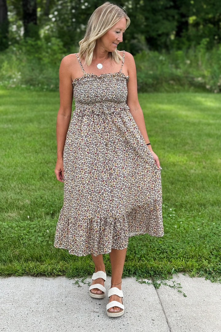 The Jones Dress Golden Harvest