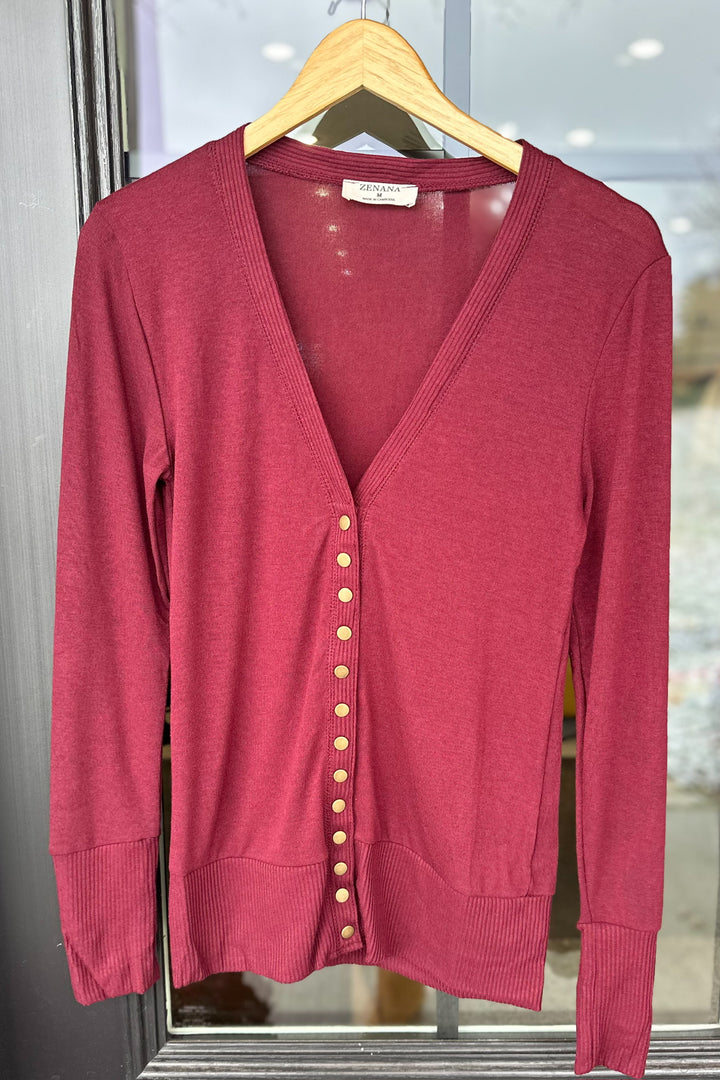 Snap Button Cardigan