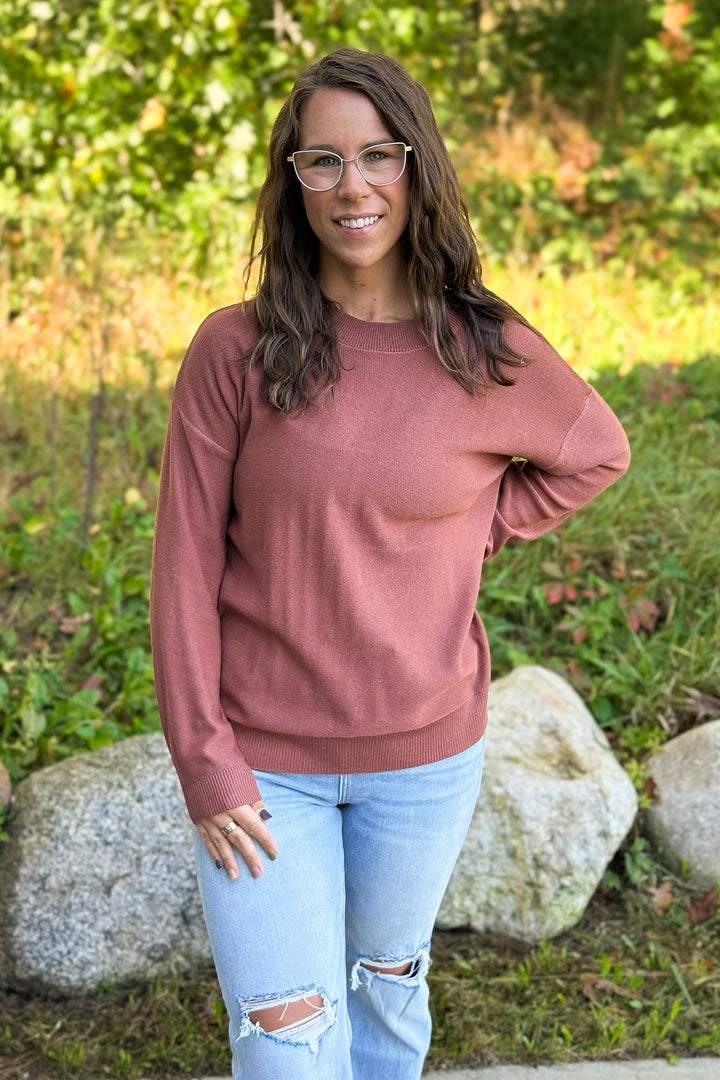 Brick Brown Sweater
