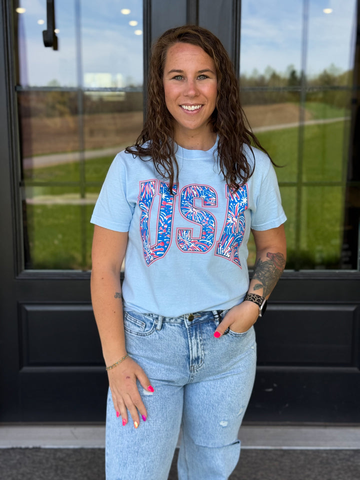 USA Fireworks Tee