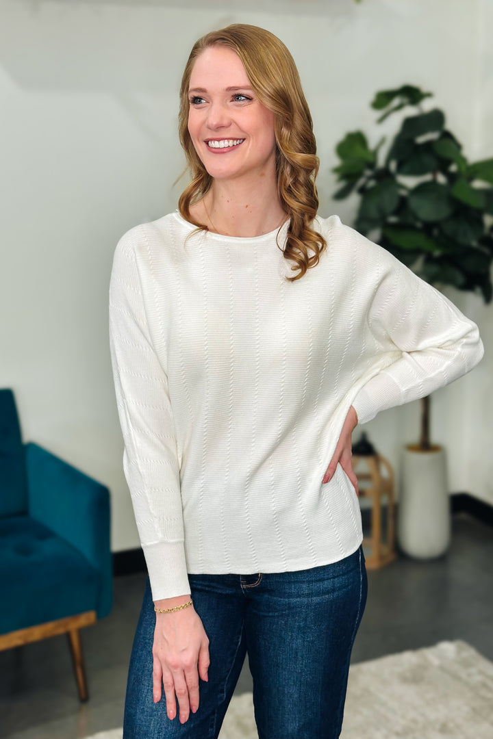 Ivory Dolman Sweater