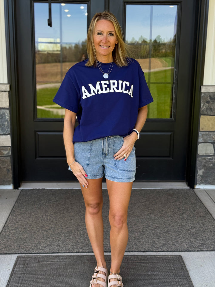 America Boyfriend Tee