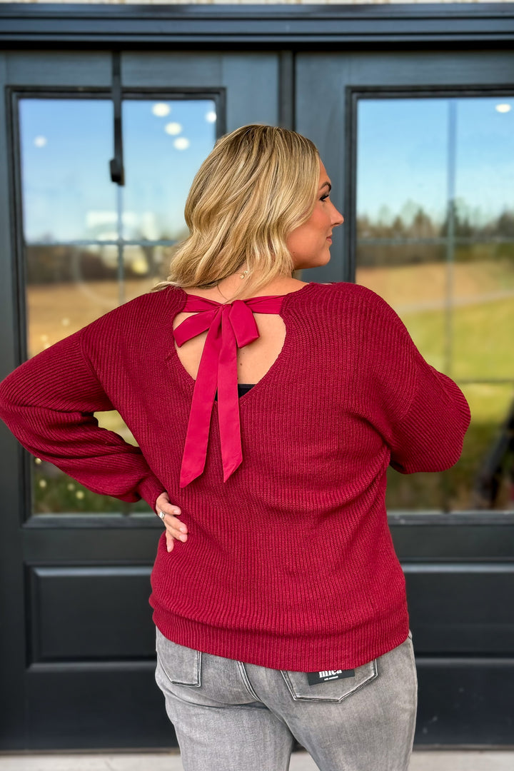 Bethany Bow Knit Sweater