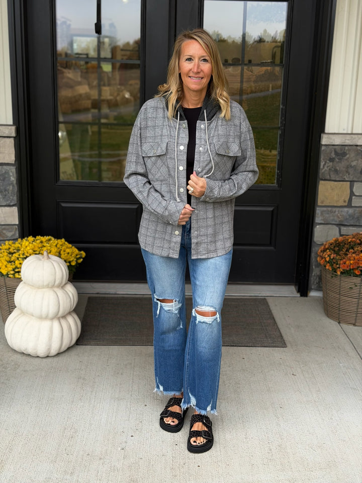 Charcoal Shacket