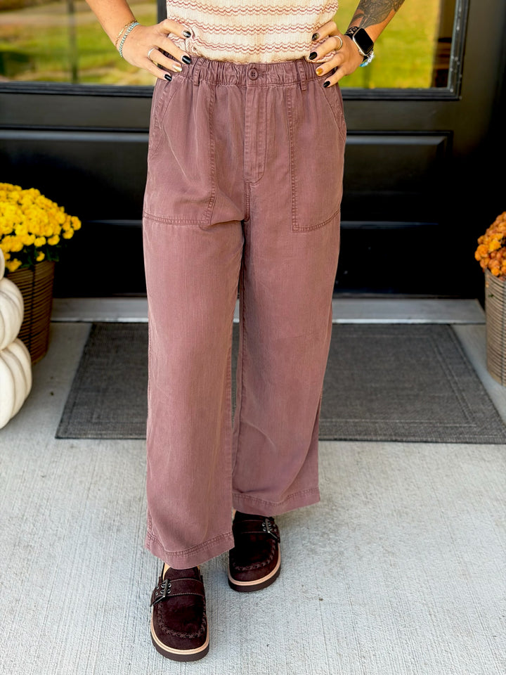 Drawstring Tencel Pant