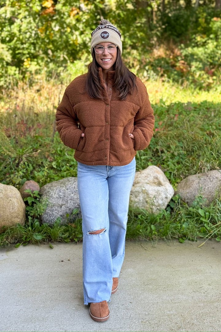 Teddy Puffer Jacket