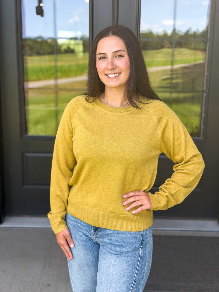 Mustard Crew Sweater