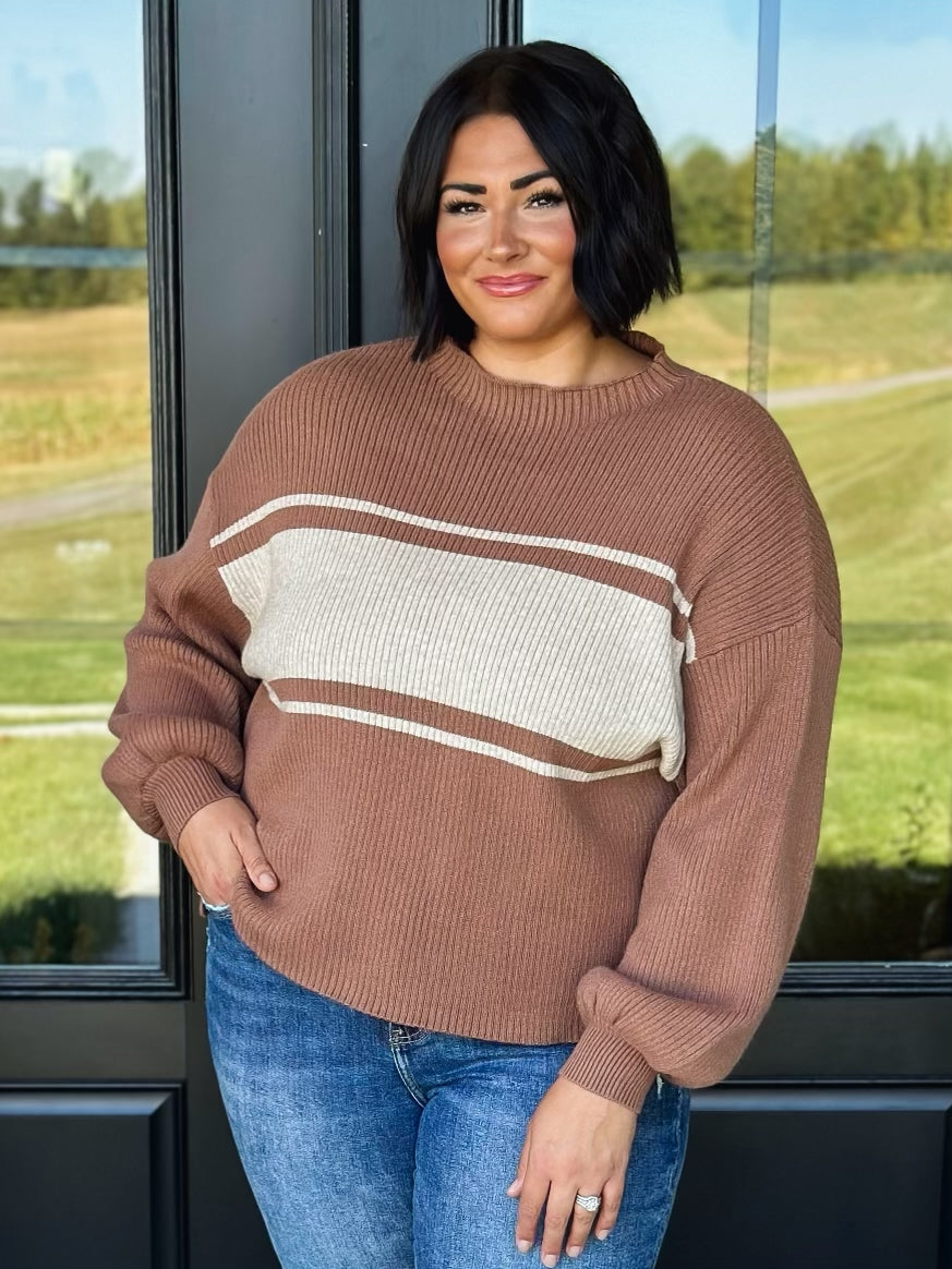 Stripe Mock Sweater