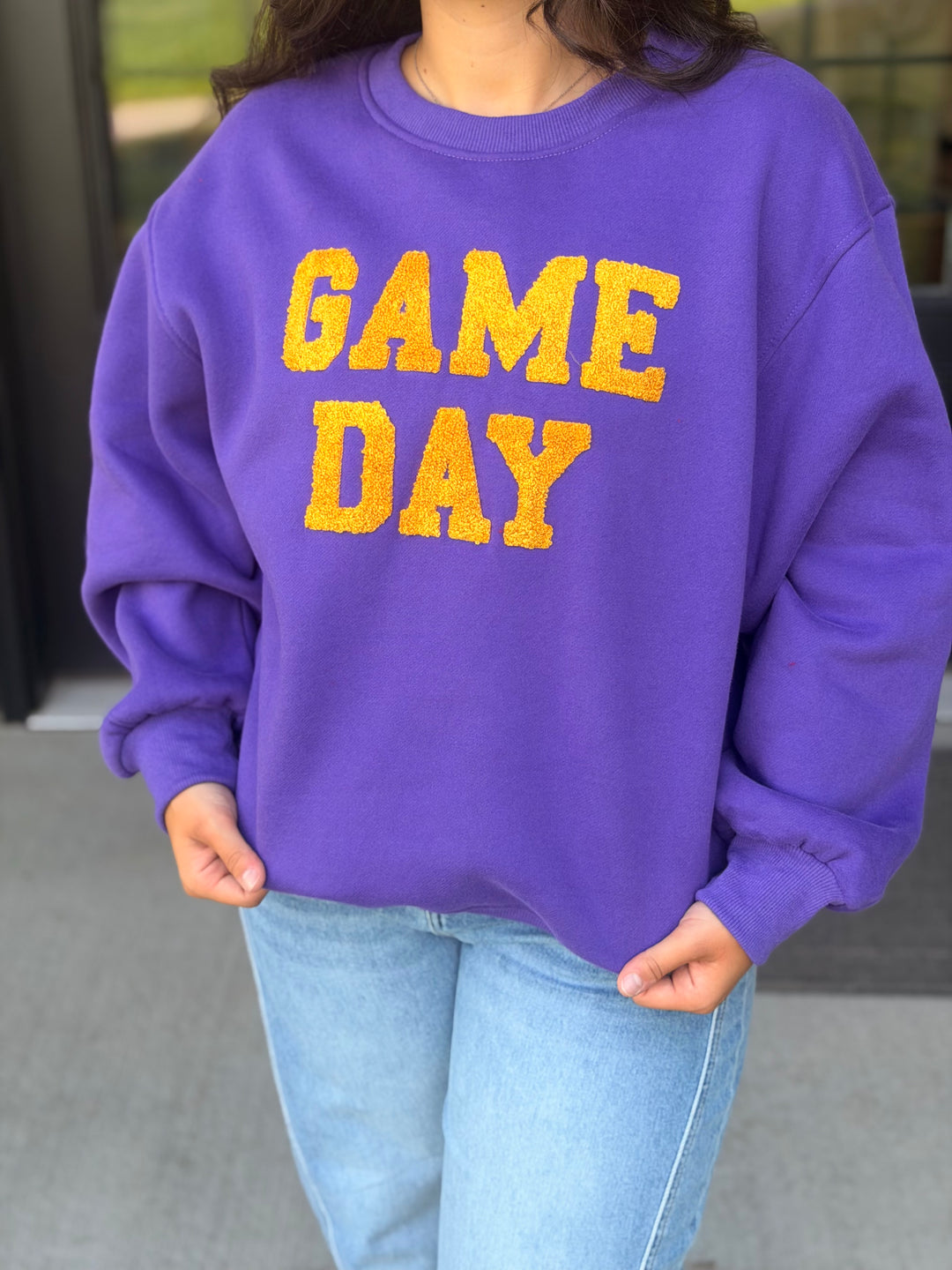 Game Day Sweatshirt- Purple