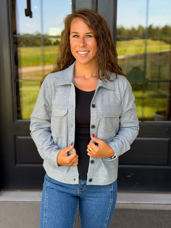 Faye Jacket- Charcoal