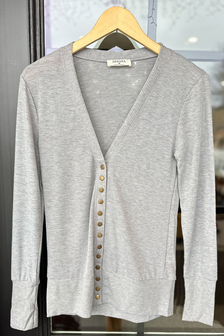 Snap Button Cardigan