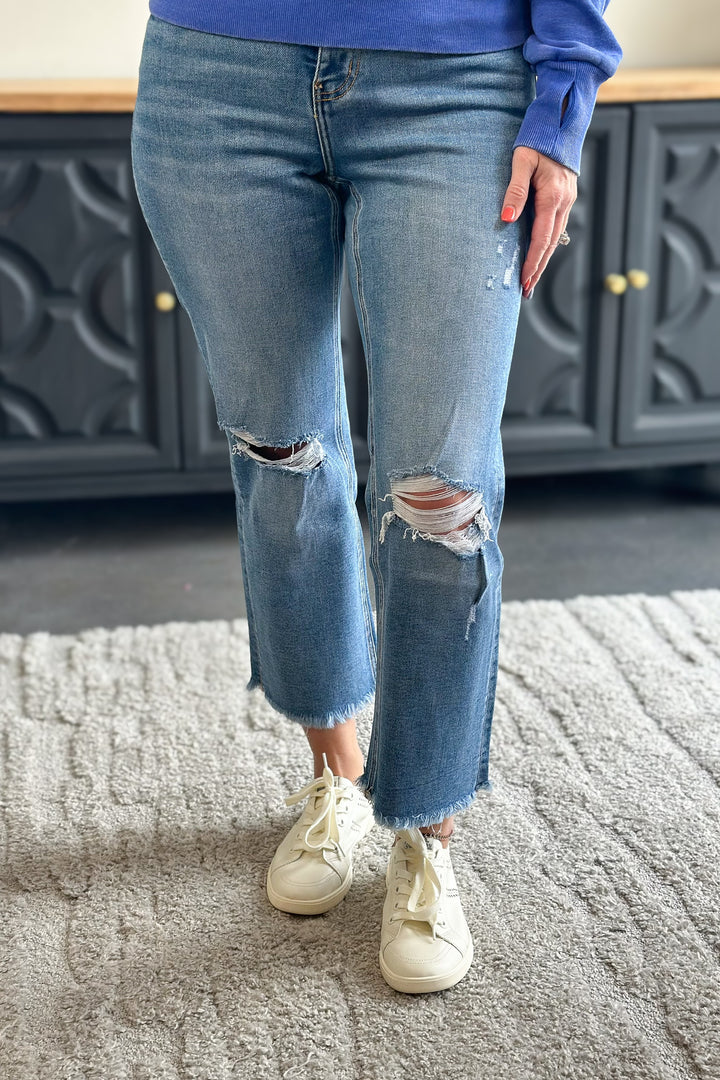 Lovervet High Rise Crop Straight