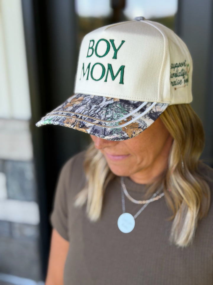 Boy Mom Camo Hat