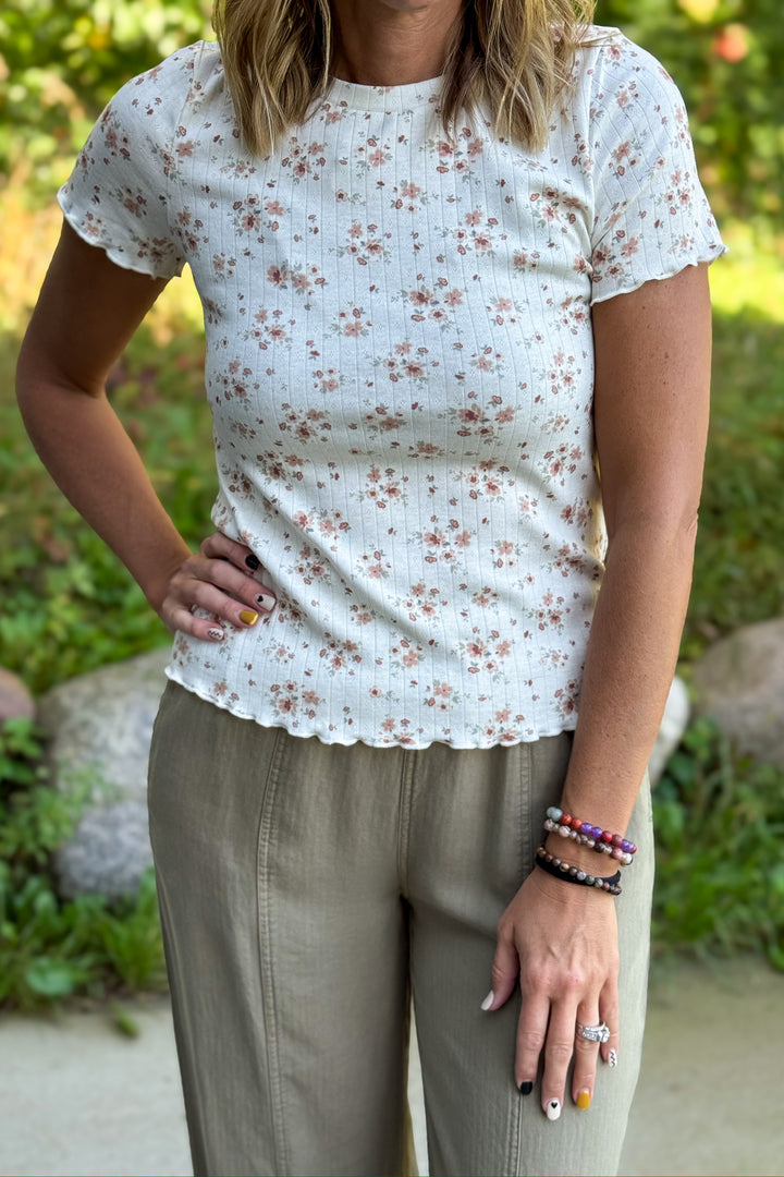 Lettuce Edge Tee Saffron