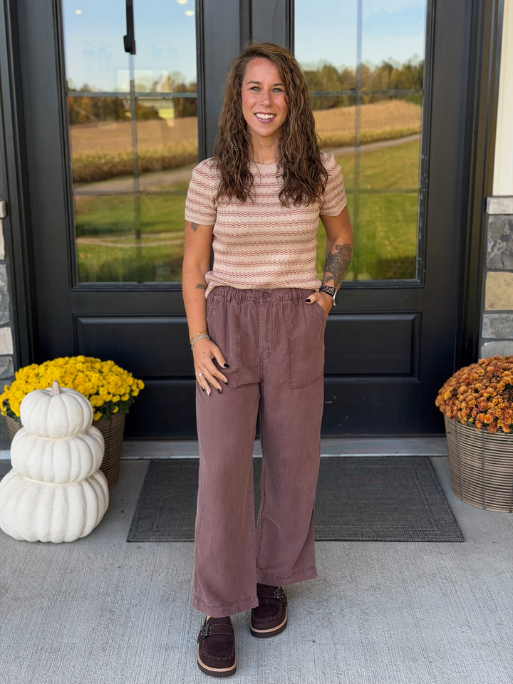 Drawstring Tencel Pant