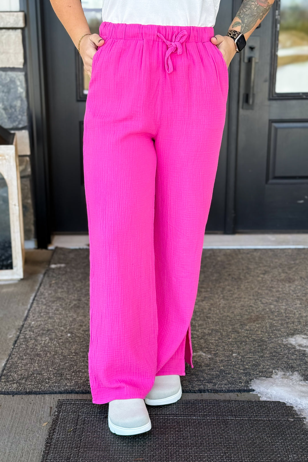 Verna Pants- Fuschia