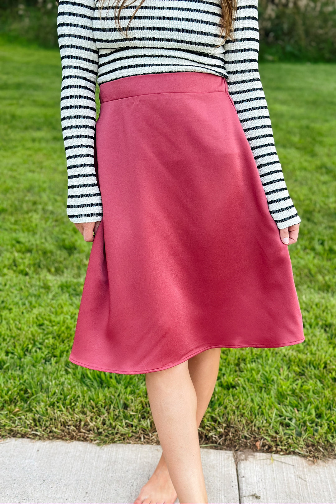 Brick Midi Skirt